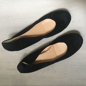 J.Crew Cece Suede Ballet Flats